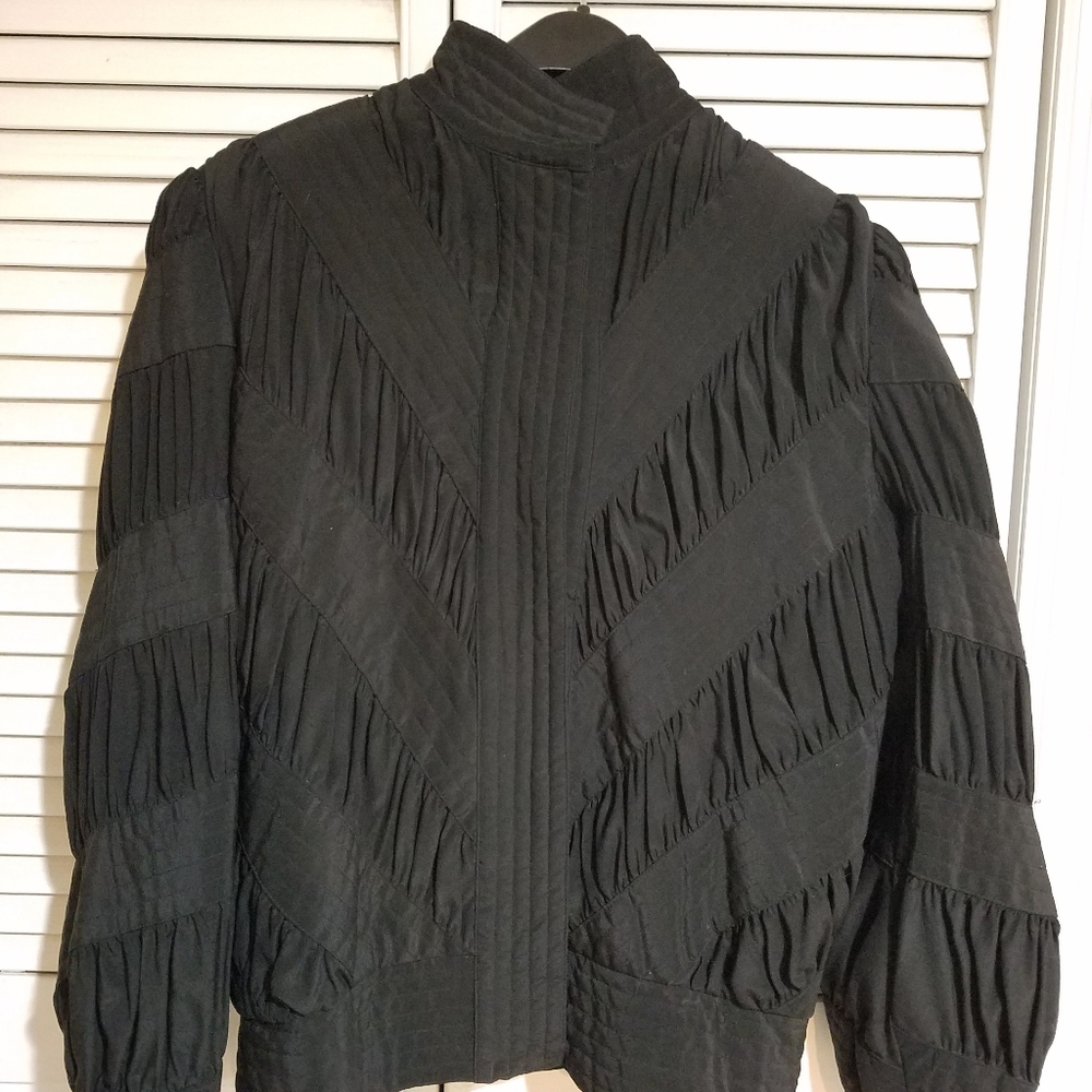 Silk black woman's jacket